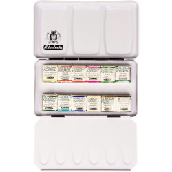 Schmincke horadam tropical summer set of watercolors 12 half cubes 748