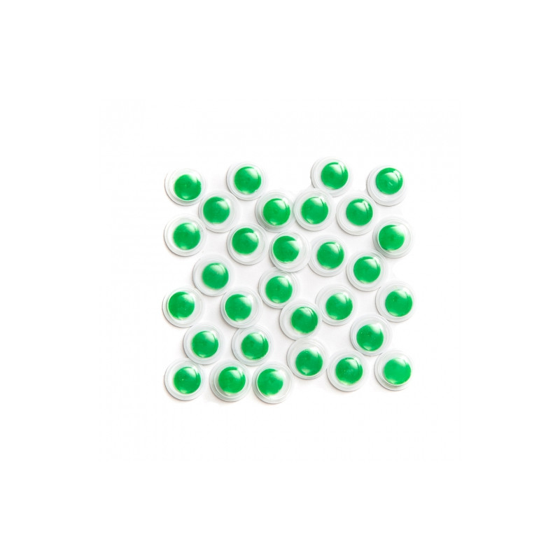 DP Craft movable eyelets green 8mm 36pcs