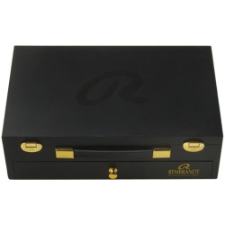 Talens rembrandt luksusowy zestaw farb olejnych i akcesoriów w drewnia