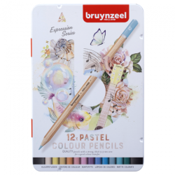 Bruynzeel Expression zestaw 12 kredek pastelowych - sklep plastyczny -