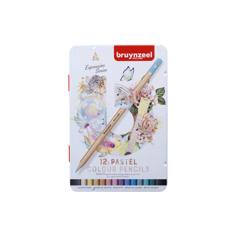 Bruynzeel Expression set of 12 pastel crayons