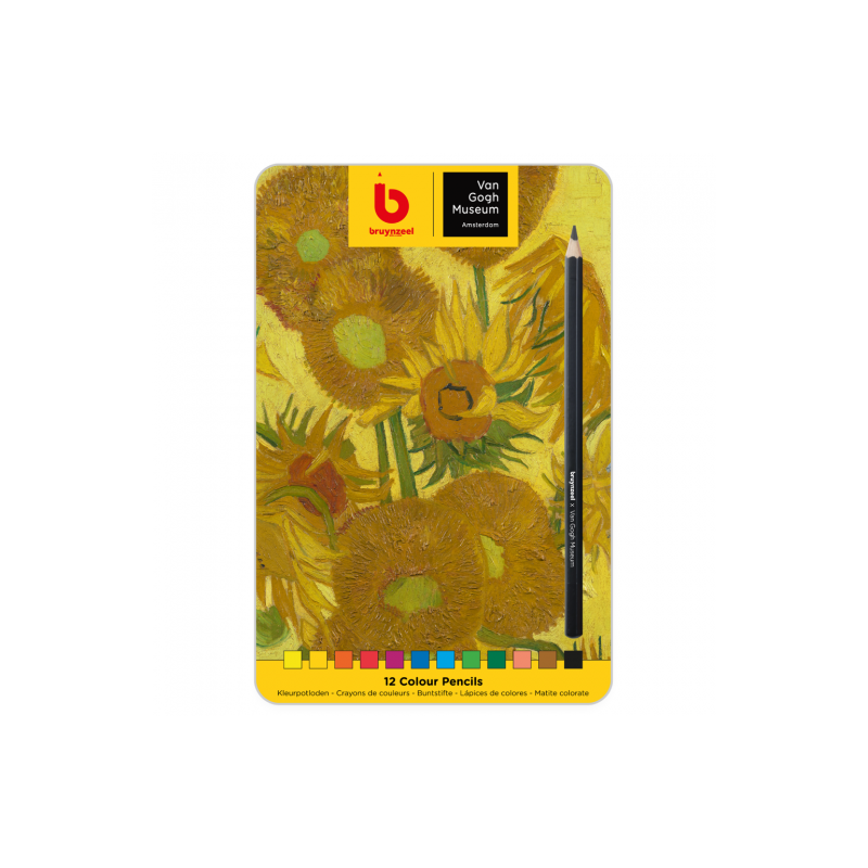 Talens bruynzeel Van Gogh "Sunflowers" set of 12 colored pencils