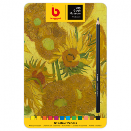 Talens bruynzeel Van Gogh "Sunflowers" set of 12 colored pencils
