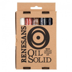 Renesans set of traditional colors oil solid 5 pcs