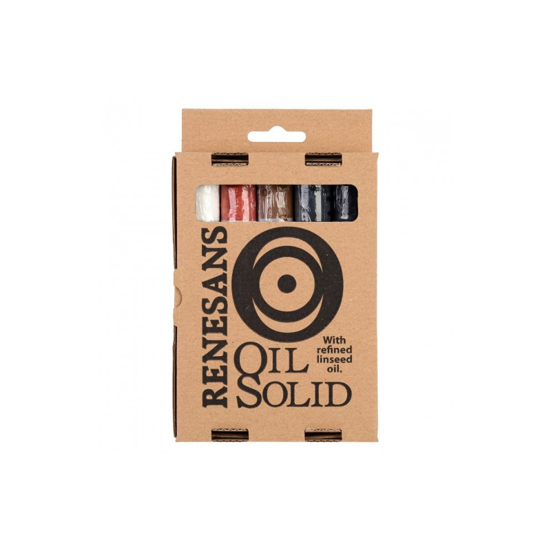 Renesans set of traditional colors oil solid 5 pcs