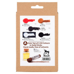 Renesans zestaw tradycyjnych kolorów oil solid 5szt - sklep plastyczny