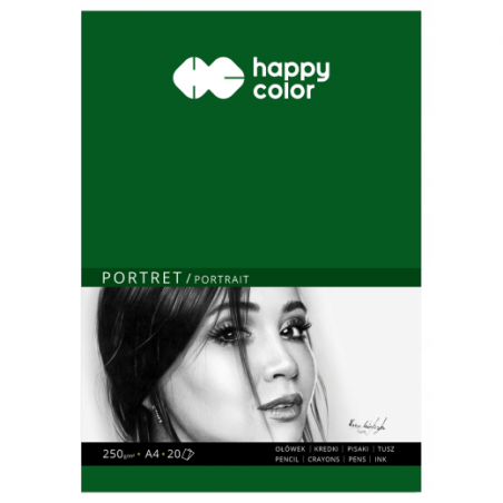 Blok Happy Color portret 250g 20ark - sklep plastyczny - szał dla plas