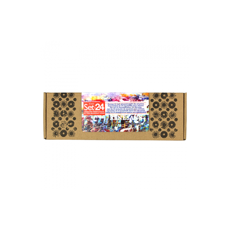 Renesans intense zestaw 24 akwareli 15 ml - sklep plastyczny - szał dl