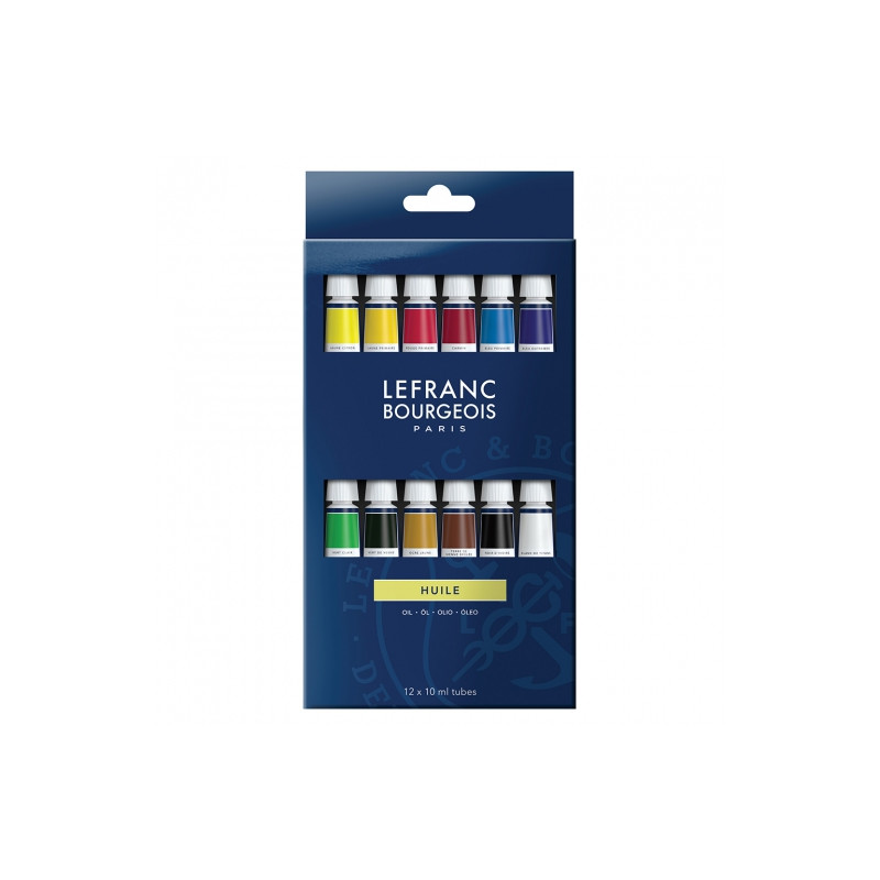 Lefranc&Bourgeois oil fine set of oil paints 12x10ml