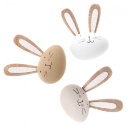 DP craft easter eggs bunnies 3 pcs