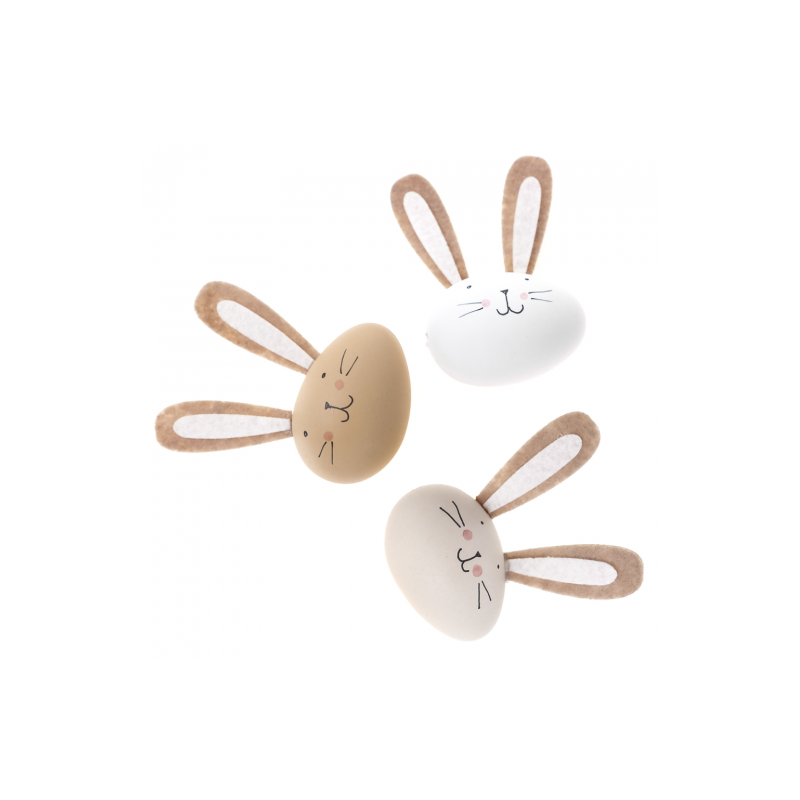 DP craft easter eggs bunnies 3 pcs