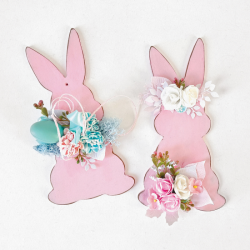 DP craft mini eggs with wire 12 pcs