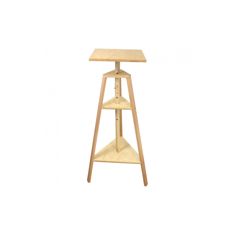 Kawalet carving stand adjustable rotating beech