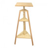 Kawalet carving stand adjustable rotating beech