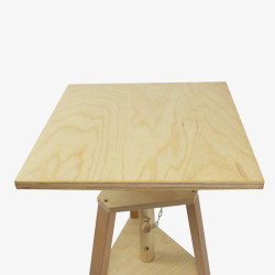 Kawalet carving stand adjustable rotating beech