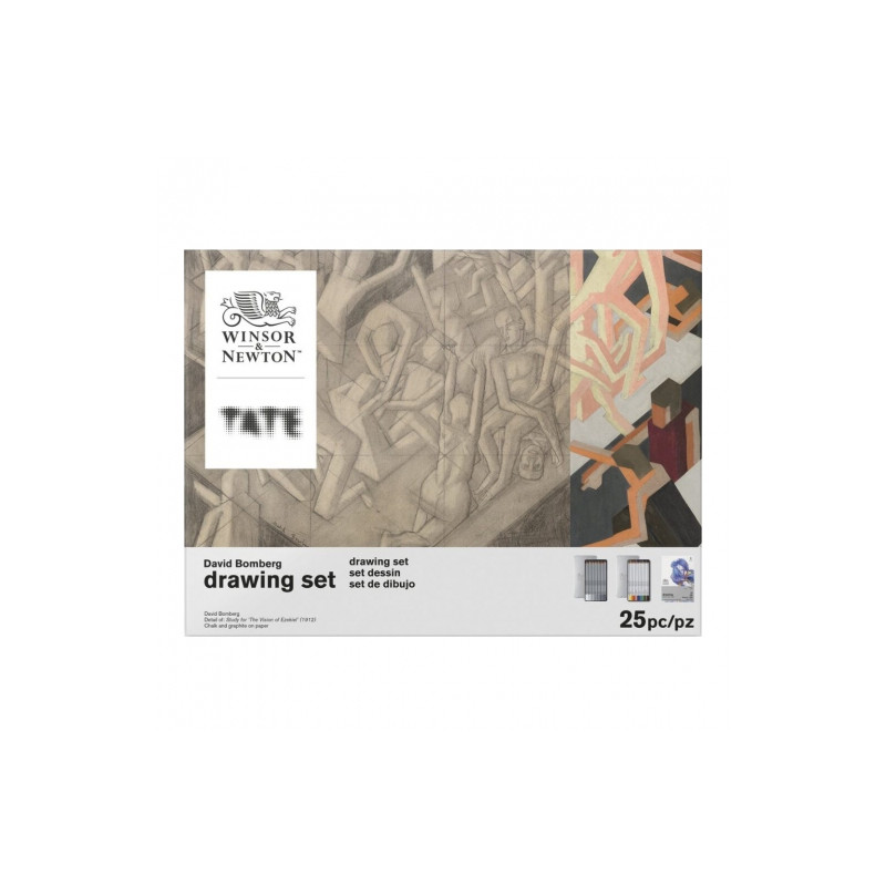Winsor&Newton tate colletion zestaw do szkicowania i rysowania 25 elem