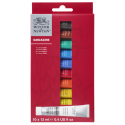 Winsor & Newton set of 10 gouaches 12ml