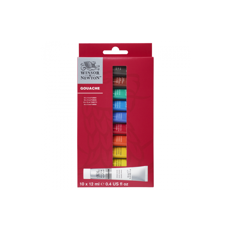 Winsor & Newton set of 10 gouaches 12ml