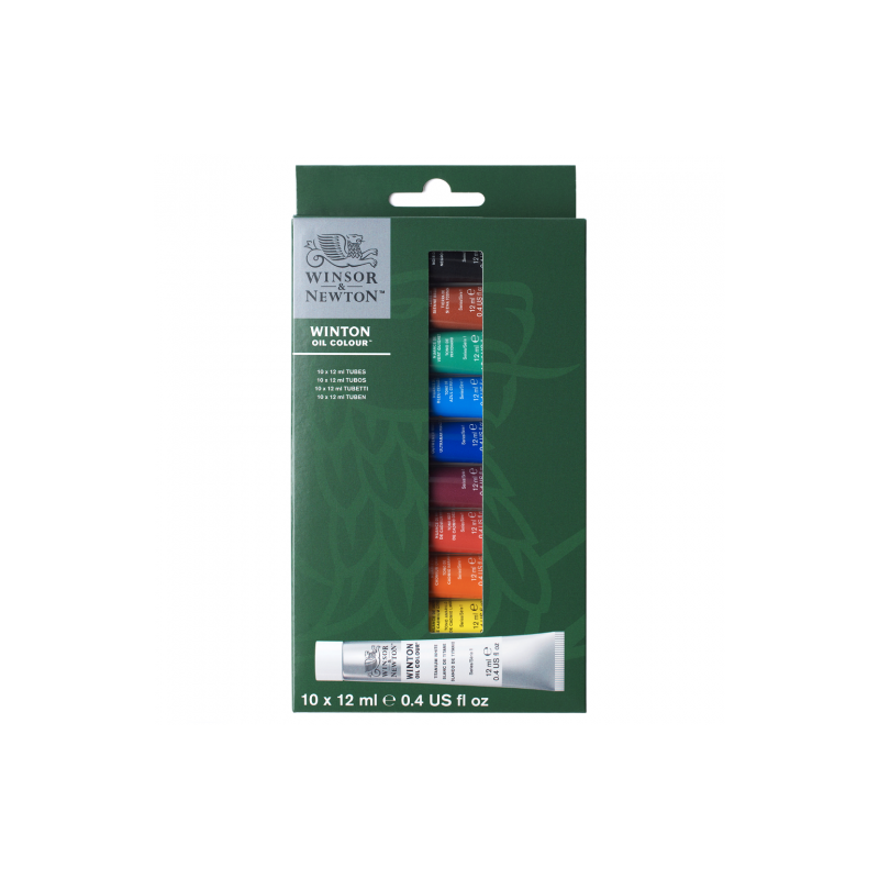 Winsor & Newton winton set of 10 oil paints 12 ml