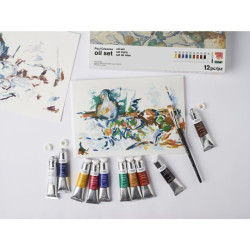 Winsor&Newton tate collection zestaw farb olejnych 12 elementów - skle