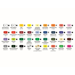 Happy Color set of 36 acrylic paints 12 ml