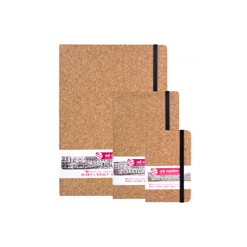 Talens art creation cork szkicownik 140 g 80 ark - sklep plastyczny -