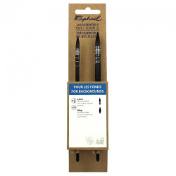 Raphael for backgrounds set of 2 synthetic round brushes