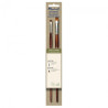Raphael for backgrounds set of 2 synthetic flat brushes with a long ha
