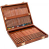 Derwent lightfast crayon set 48pcs wooden case