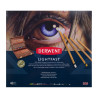 Derwent lightfast zestaw kredek 48szt drewniana kasetka - sklep plasty