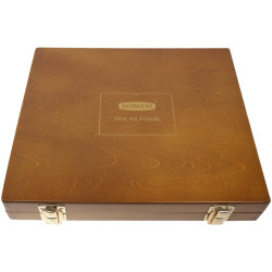 Derwent lightfast crayon set 48pcs wooden case