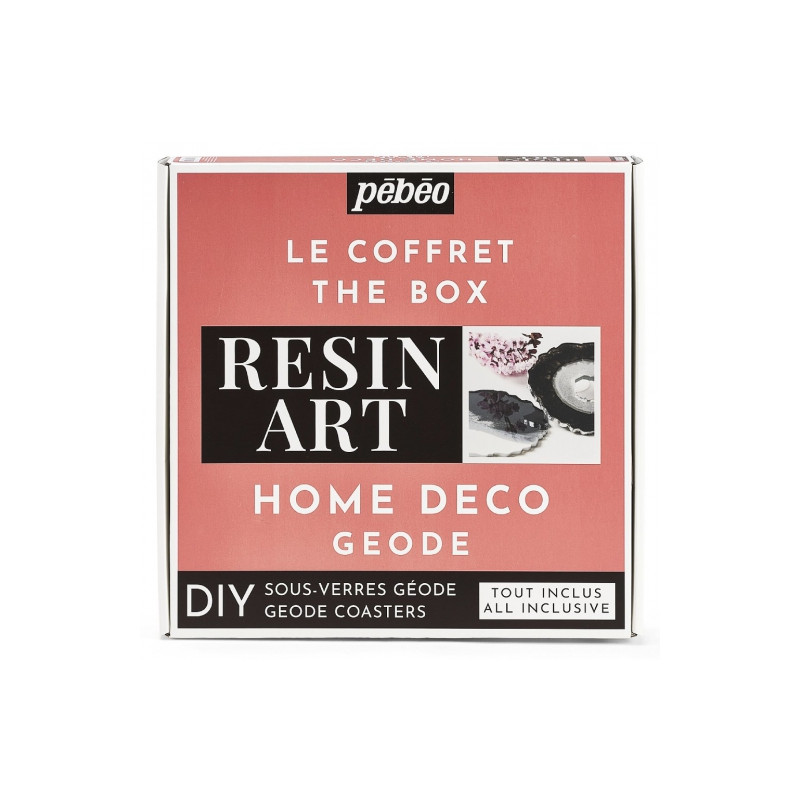 Pebeo gedeo the resin art box home deco epoxy resin decoration set