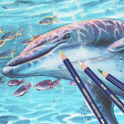 Derwent inktense zestaw kredek 48szt drewniana kasetka - sklep plastyc