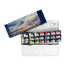 Rosa Gallery landscape set of watercolors in a cube of 21pcs metal cas