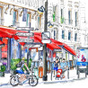Rosa Gallery urban sketching zestaw akwareli w kostce 12szt metalowa k