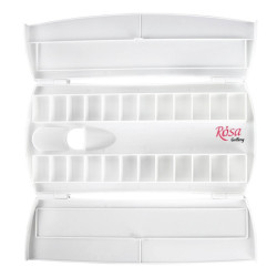 Rosa gallery pusta kaseta plastikowa na 24 półkostki akwareli - sklep