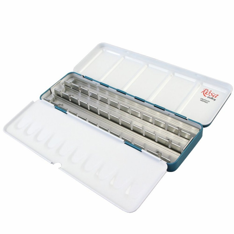 Rosa gallery metal case for 21 watercolor halves