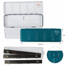 Rosa gallery metal case for 21 watercolor halves