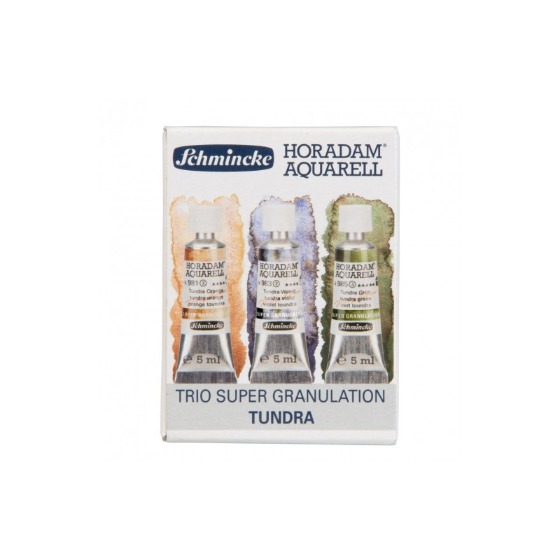 Schmincke horadam aquarell trio tundra zestaw akwareli w tubie 3x5ml -