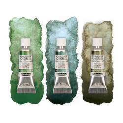 Schmincke horadam aquarell trio forest set of watercolors in a tube 3x