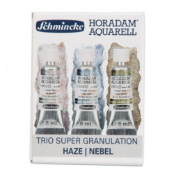Schmincke horadam aquarell trio haze set of watercolors in a tube 3x5m