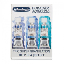 Schmincke horadam aquarell trio deep sea set of watercolors in a tube