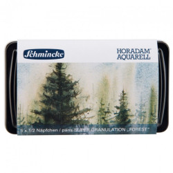 Schmincke horadam aquarell forest zestaw 5 akwareli w półkostkach - sk
