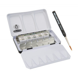 Schmincke horadam aquarelle forest set of 5 watercolors in halves