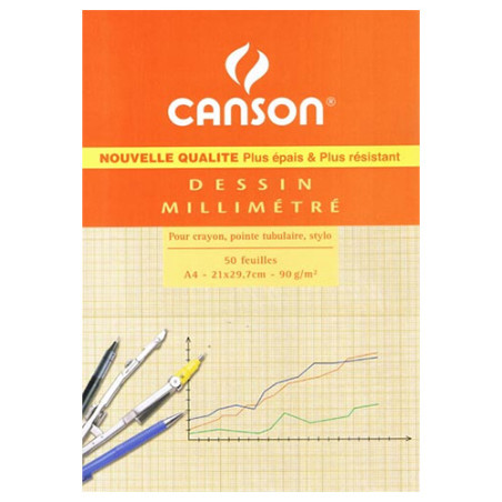 Canson Graph paper Pad - szal art - sklep plastyczny