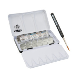 Schmincke horadam aquarell galaxy set of 5 watercolors in halves