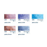 Schmincke horadam aquarell galaxy set of 5 watercolors in halves