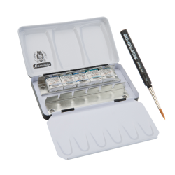 Schmincke horadam aquarell deep sea set of 5 watercolors in half pans