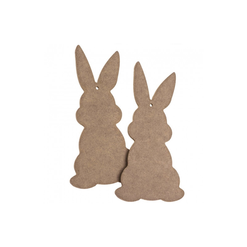 Dp craft baza mdf kroliki 20cm 2szt - sklep plastyczny - szał dla plas