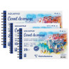 Clairefontaine aquapad carnet de voyage watercolor block on spiral